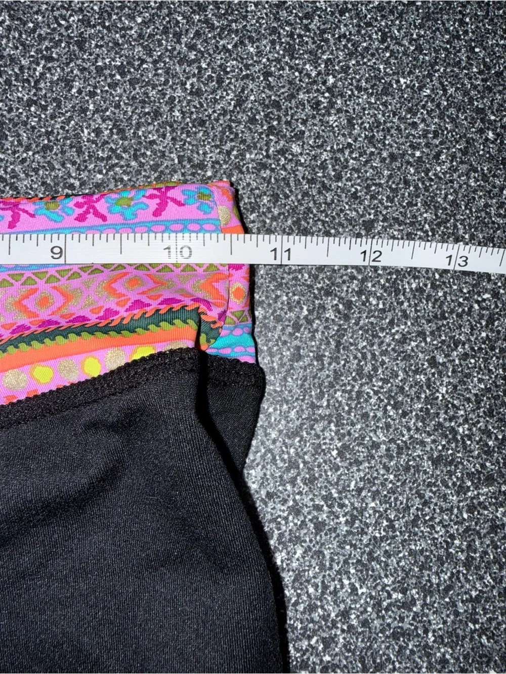 California Kiss Pink & Teal Striped Dance Set Size Child Medium